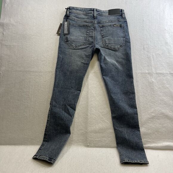 Buffalo David Bitton Jeans Men 30x30 Blue Max-X Fade Slim Stretch Preppy Denim - Picture 6 of 11